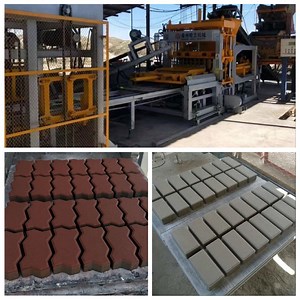 [Hot Item] Qt4-15 Interlock Brick Block Automatic Concrete Block Making Machine in India