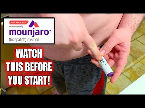 How to Inject Mounjaro in Stomach or Thigh - Step By Step Tutorial (Very Simple to Follow)