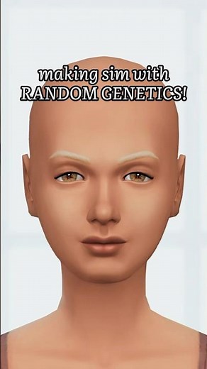 random genetics challenge.. will it turn out pretty?..😳 #sims4 #thesims4 #sims #shorts