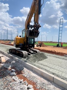 Satisfying Road Repair with Excavators
