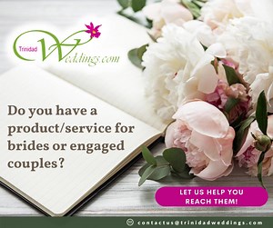 We remain: ✔The largest CURRENT and updated database of brides and grooms in Trinidad and Tobago ✔A dynamic platform for you to promote your offerings on, with over 45,000 followers across all our socials ✔At approximately 30,000 website page views per month ✔The first wedding website established in Trinidad and Tobago, to be a resource for brides and vendors. 𝐔𝐬𝐢𝐧𝐠 𝐨𝐮𝐫 𝟏𝟖 𝐲𝐞𝐚𝐫 𝐞𝐱𝐩𝐞𝐫𝐢𝐞𝐧𝐜𝐞 𝐢𝐧 𝐭𝐡𝐞 𝐰𝐞𝐝𝐝𝐢𝐧𝐠 𝐛𝐮𝐬𝐢𝐧𝐞𝐬𝐬, 𝐰𝐞 𝐰𝐨𝐮𝐥𝐝 𝐥𝐨𝐯𝐞 𝐭𝐨 𝐡𝐞𝐥𝐩 