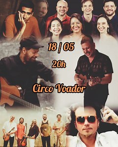 " RIO NUNCA É SOZINHO ! É LEITO, BEIRA, AFLUENTE... " Todes preparades ? Nosso " Na Matriz " ganhou o mundo e será lançado com pompa e cirscuntância oficialmente, dia 18 de Maio, sob a lona mágica do @circovoador. Uma grande festa da música brasileira, com convidados pra lá de especiais : @cyronovello , @sexteto_sucupira , @mosquitomqt , @ordinariusvocal e o mestre @joaoboscoreal estarão ao lado de @moyseismarques - prata da casa ! - para comemorar seus 25 anos de carreira, numa noite única e hi