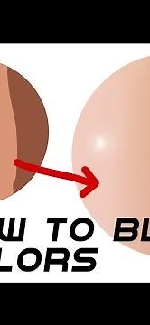 How to blend colors (IBISPAINT X) #SHORTS