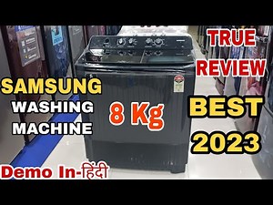 Samsung 8 Kg Washing Machine Demo || Samsung WT80B3560GB Demo || Samsung Semi Auto Washing Machine