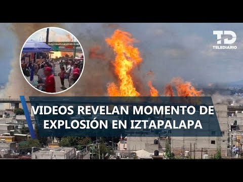 Videos de la explosión de pipa en el Puente de la Concordia en Iztapalapa