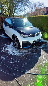 Brighten up your day with Alien Magic Car Care GLO foam #snowfoam #foamwash #carcleaning #mobilevaleting #mobiledetailer #asmrvideo #asmrsounds #bmw #BMWi3 | DWAutocare