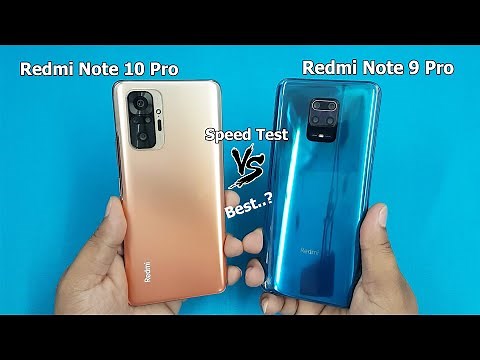 Redmi Note 10 Pro vs Redmi Note 9 Pro Speed Test | Comparison | Antutu Benchmark Scores