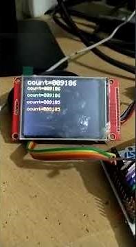 ili9341 tft display driver testing