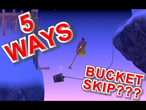 5 ways to do bucket in Getting Over It + BONUS