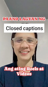 MAGLAGAY ng CLOSED CAPTION sa Reels at Videos. #closedcaptions #caption #tutorial #fypviralシ #paano #tips | Janeth Reanzares Penaranda