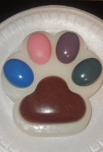 Giant Taba Squishy Paw. Multicolor, No Flocking Powder, Sticky. - Etsy Canada