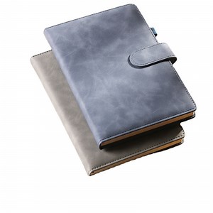 [Hot Item] Premium Office Supplies A5 Note Book/ Notepad with PU Cover and Magnetic Clip Made of 80GSM Dowling Paper Diary Notebook Wholesale Stationery