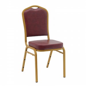 [Hot Item] Stackable Premium Crown Back Metal Banquet Hall Chair for Event Wedding(ZG10-008)