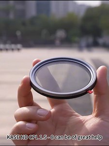 One-button multiple gears, Eliminate the reflections🎉 Laser-engraved visible scale allowing for more precise adjustments during shooting. Two-In-One filters,make this moment permanent. The filter adopts the original installation method with threaded mounting, offering an adjustable range from 1.5 stops to 8 stops. 🥰 It also incorporates a polarizer function, making it a more practical adjustable ND&CPL 1.5-8 filter for photography enthusiasts. This versatile two-in-one tool provides more stabl