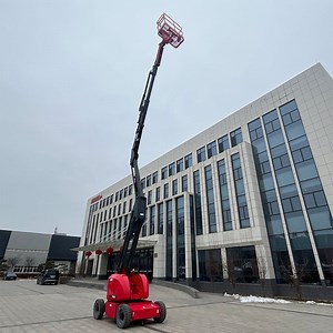 [Hot Item] Plataforma de trabajo aérea articulada eléctrica de elevación de cherry picker autopropulsada Hered en venta