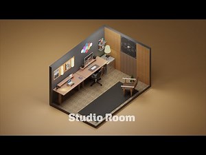 Studio Room Blender 3D