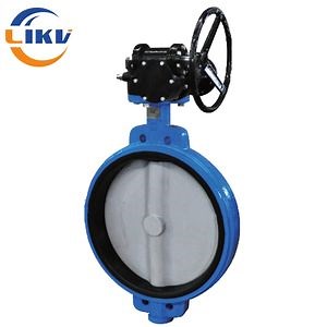 [Hot Item] A536 Ductile Iron ISO 5211 Nylon Coated Disc Soft Seat Butterfly Valve