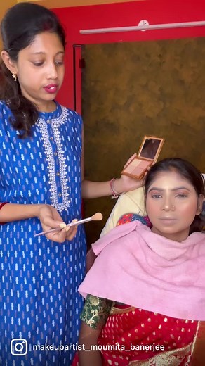 #makeup #makeupartist #highlighterapplication #makeuptutorial | Makeover by Moumita Banerjee