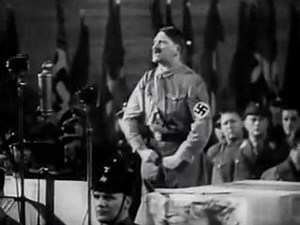 Adolf Hitler's 'It's not a wig' speech