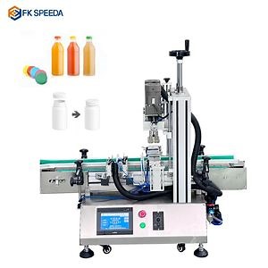 [Hot Item] Automatic Vertical Servo Capping Machine Glass Plastic Spray Bottle Capping Machines