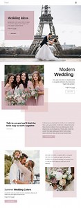 Unique wedding ceremony - Html Code Example by Nicepage