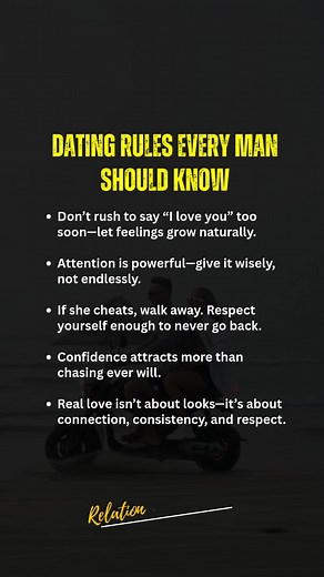 7.2K views · 38 reactions | Dating Rules Every Man Should Know | Relation & Love Fact | Facebook