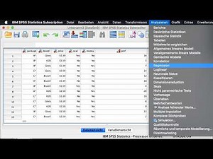 Ordinale Regression mit SPSS - Corona Testversion