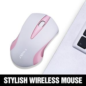 [Hot Item] Wireless Mouse Wireless Cute Mouse 2.4G Ergonomic Computer Mouse Gift for Female Students