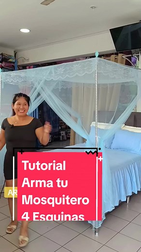 Cómo armar tu mosquitero de 4 esquinas fácilmente