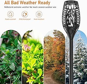 Amazon.com : ENSLI Solar Lights Outdoor : Tools & Home Improvement