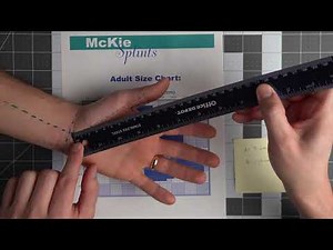 Thumb Splint Sizing - McKie Splints