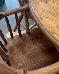 Update: chairs have sold. 60” table available. $895 for table 😃 Just hit the floor today!! Solid, heavy oak chairs and table! All completely refinished for a beautiful warm look 🤎 832-307-7202 | Heritage Market