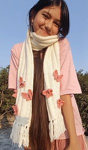 available In🇧🇩. Mikasa scarf🧣, Harry Potter scarf💥, butterfly scarf 🦋 Dm to order 🇧🇩 #crocheting #smallbusiness #explore #harrypotter #mikasascarf | The Witches BD