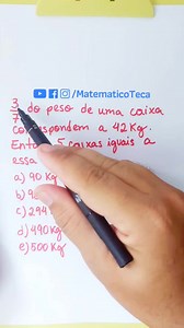 1.1K views · 145 reactions | Problema de #matemática básica | Matemático TECA | Facebook