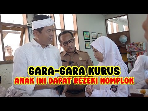 Kang Dedi Mulyadi Simulasi Makan Gratis di SDN Ciwangi