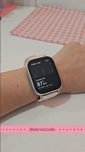 heart rate and SpO2 tracking om the Watch 5 Active 🩷#xiaomi #redmi #health #fitness #smartwatch