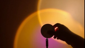 Rainbow Projection Lamp 180 Degree Rotation 12.6 inch Led Night Light for Bedroom, Rainbow - Amazon.com