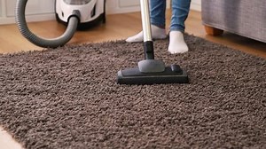 Woman Using Vacuum Cleaner On Carpet Stock Footage Video (100% Royalty-free) 32770150 | Shutterstock