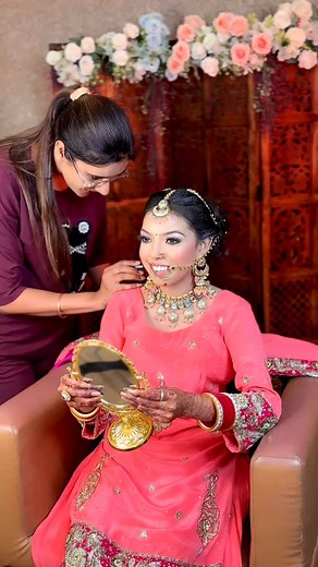 Jasmine Chatrath Makeup Artist on Instagram: "✨Punjabi Bridal Glow Unleashed✨ Our gorgeous bride is glowing in a stunning traditional Punjabi suit, and her radiant look is all about elegance, tradition, and flawless makeup artistry. Created with love by Jasmine Chatrath – your trusted makeup artist in Ludhiana. 💄❤️ 📍Bridal Makeup | Punjabi Bride | Ludhiana #MakeupArtistLudhiana #PunjabiBride #LudhianaBridalMakeup #BridalMakeupArtist #JasmineChatrath #LudhianaWeddings #DesiBrideVibes #Tradition