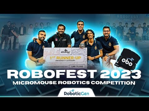 ROBOFEST 2023 | Team RoboticGen Shines as 1st Runners Up in Micromouse Maze Challenge