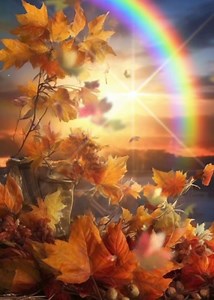 #autumn #rainbow #autumncolors #autumnleaves | Inspire Your Beautiful Soul