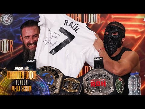 New AEW World Tag Team Champs Brodido talk their rise! | Forbidden Door Post-Show Media Scrum