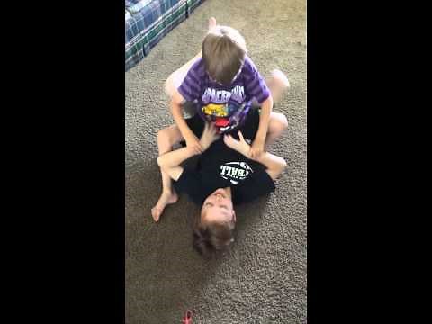 Boys Wrestling for Fun July 2013