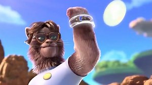 紧要关头，乐天飞身夺过最后一个胶囊，光头强笑翻了