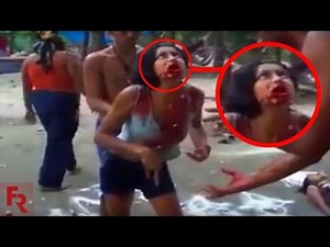 5 Most Shocking Videos Real Exorcism Caught On Tape 'Demon Leaps Into Woman