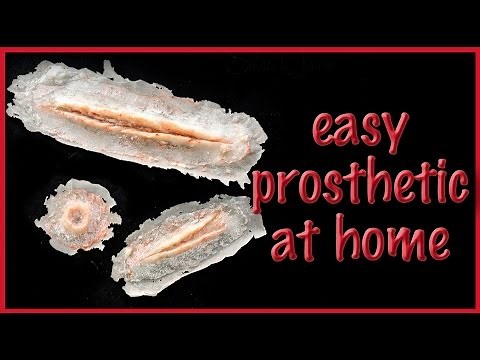 How to do prosthetic at home easy FX makeup | Silvia Quiros
