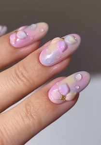 Pastel Floral Nail Art with GELCARE SS26 Collection