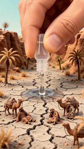 Diese winzigen Menschen hatten keine Chance… bis die Riesenhand kam 😱 #miniaturwelt #oddlysatisfying #asmr #aivideo #fürdich