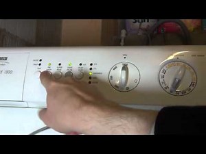 Zanussi ZWC1300 compact Washing Machine : all programs and options