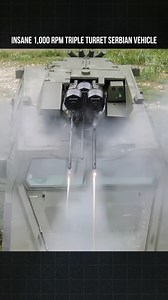 906K views · 17K reactions | Insane 1,000 RPM Triple Turret Serbian Vehicle | VEXR | Facebook